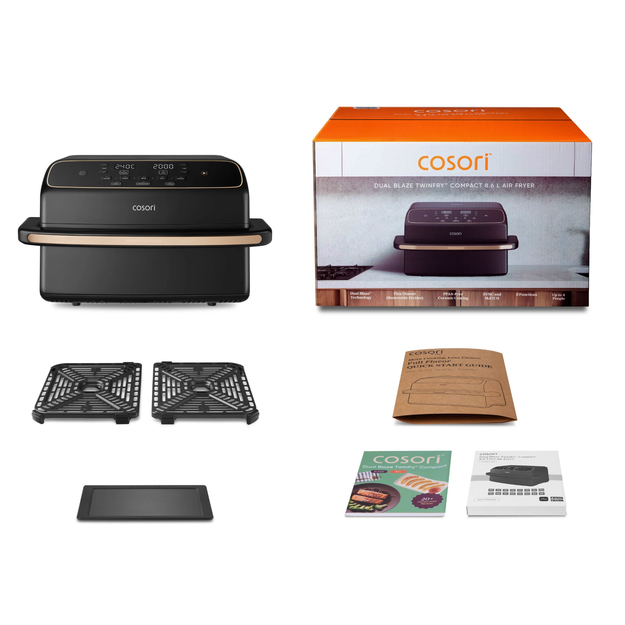 Cosori Dual Blaze TwinFry Compact