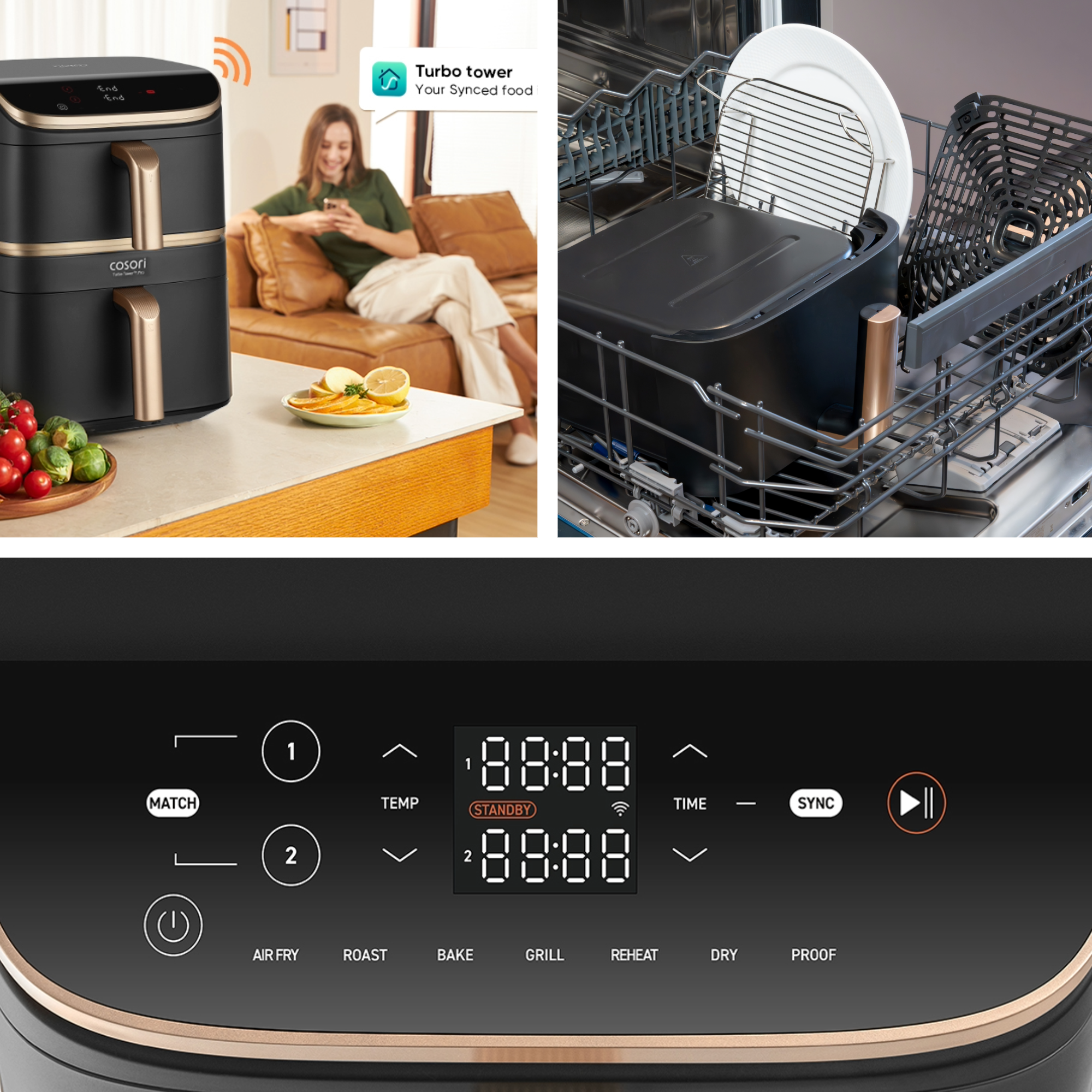 Cosori Turbo Tower Pro Smart